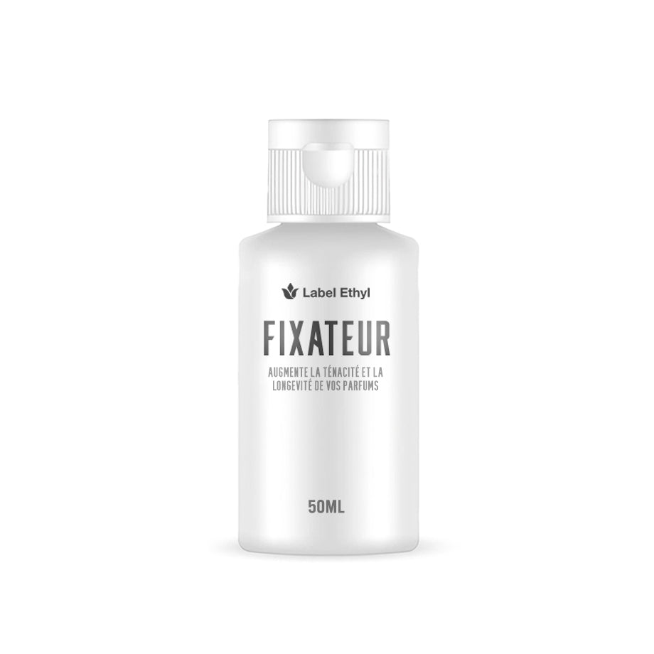 Flacon de 50 ml de fixateur de parfum Label Ethyl, pour augmenter la tenue et la longévité des parfums.