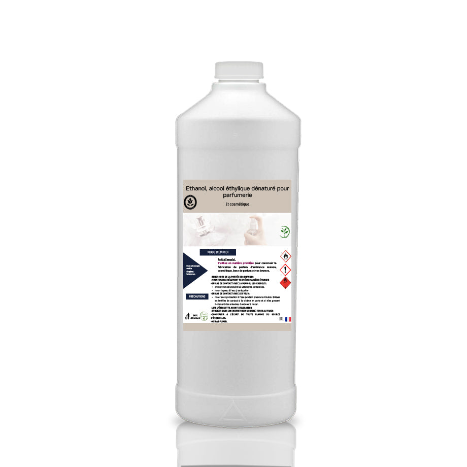 Alcool dénaturé 96 parfumerie Cosmenol - 1 litre – label-ethyl