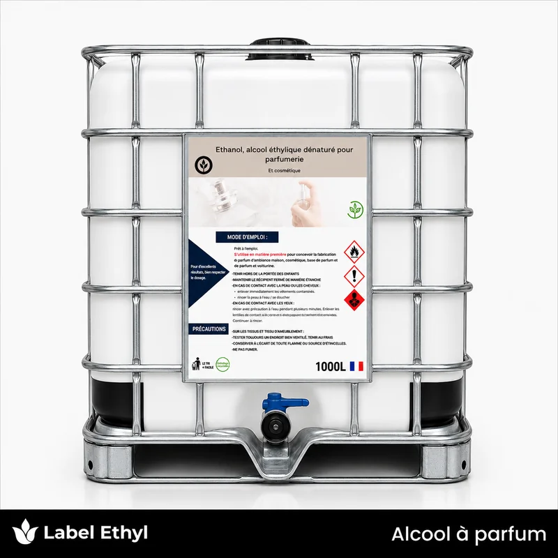 Alcool 96° Cosménol — format IBC 1000L